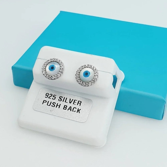 925 Sterling Silver CZ Beautiful Earrings for Women, 1USPAR4211 - Picture 8 of 11